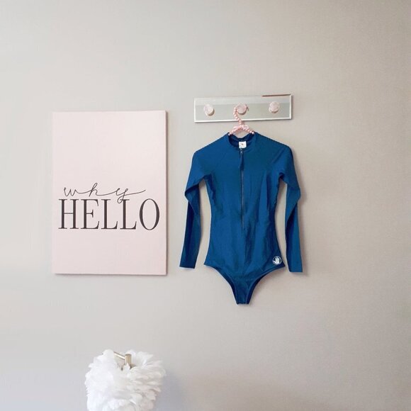 NWT Body Glove blue long sleeve paddle suit - Picture 6 of 7